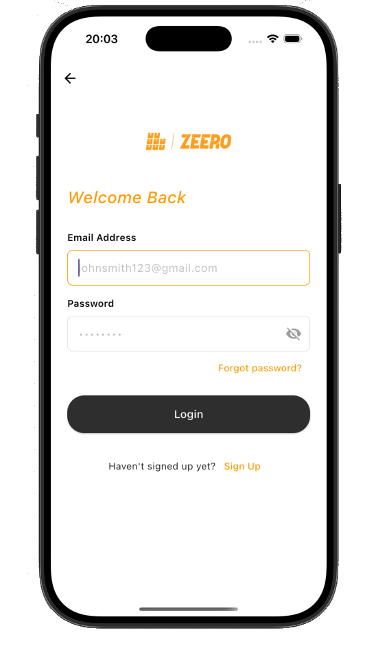 Login Screen