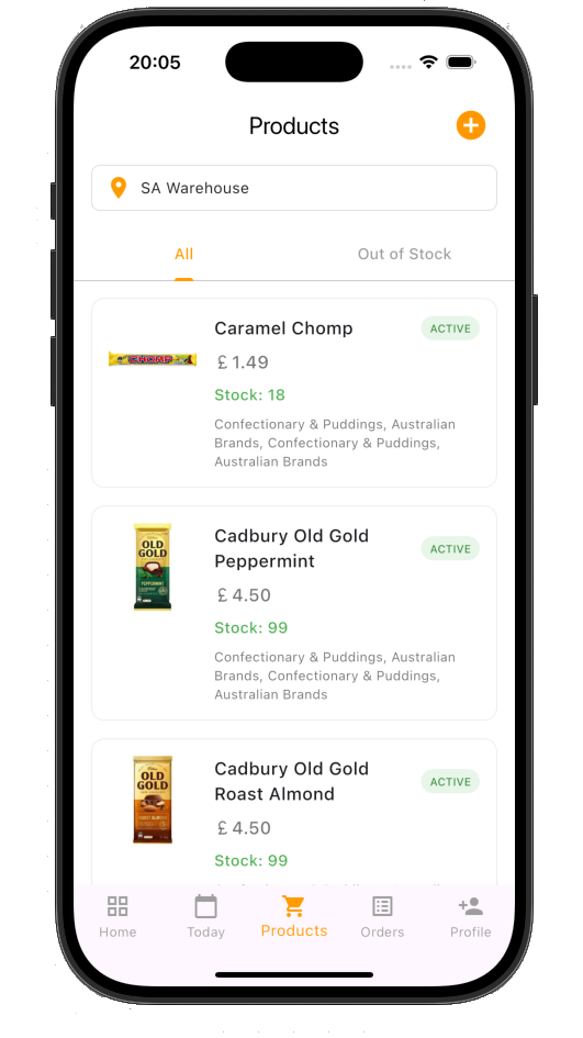 Product List